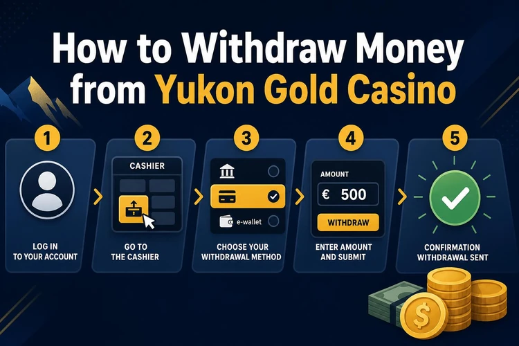 How to Withdraw Money from Yukon Gold Casino